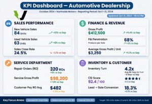 kpi for automotive dealership